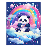 Pandas arc-en-ciel