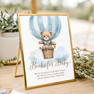 Impression Photo Panneau d'affichage de livres pour bébé Baby Showe