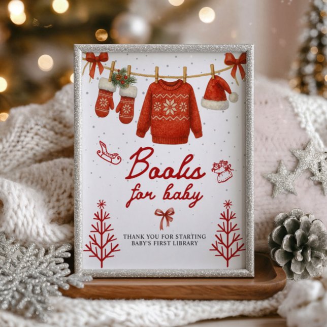 Impression Photo Panneau de Noël Bébé Hiver Santa pour Bébé (Créateur téléchargé)