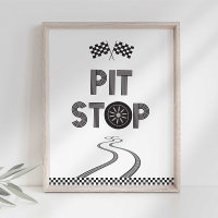 Panneau de stationnement de fête de voiture de cou
