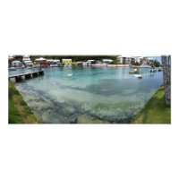 Panorama panoramique à grand angle de Flatts Inlet