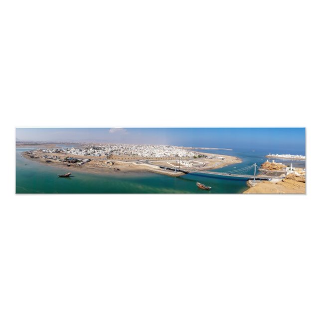 Impression Photo Panoramique du port de Sur - Oman (Devant)