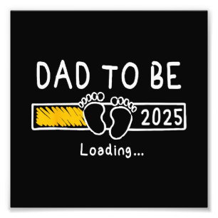 Impression Photo Papa 2025 Papa est 2025 Papa sera promu à