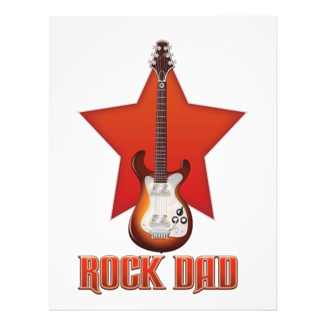 Impression Photo Papa du Rock (Devant)