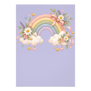 Impression Photo Papeterie Arc-en-ciel Pastel