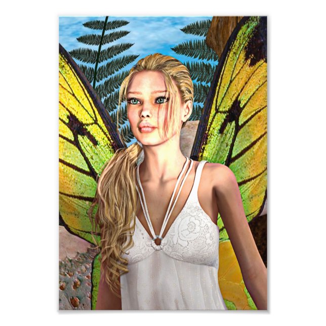 Impression Photo Papillon de fée (Devant)