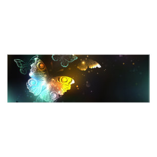 Impression Photo Papillon lumineux et papillons de nuit