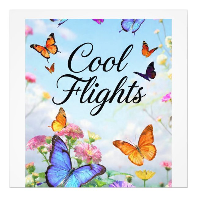 Impression Photo Papillons Cool Flights (Devant)