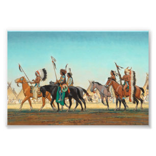 Impression Photo Parade des guerriers par Maynard Dixon