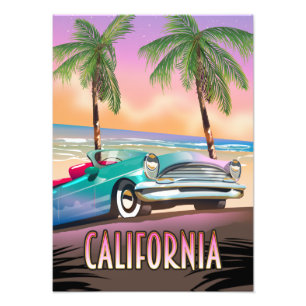 Impression Photo Paradis californien Coucher de soleil