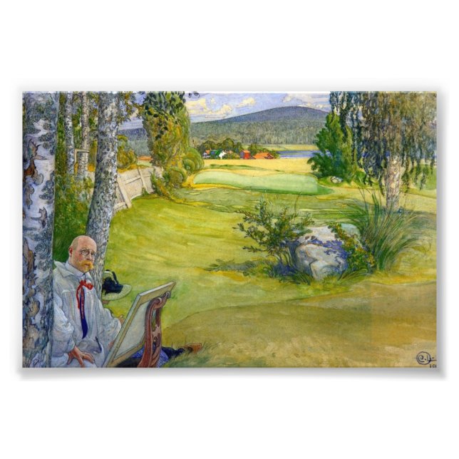 Impression Photo Paradis en Suède 1910 (Devant)