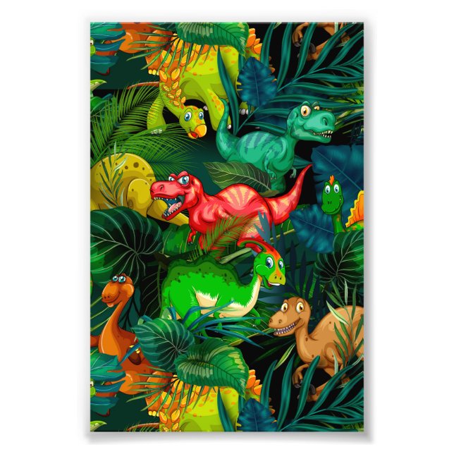 Impression Photo Parc des dinosaures (Devant)