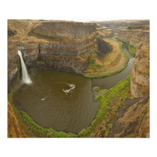 Impression Photo Parc d'État de Palouse Falls haut de 60 mètres en