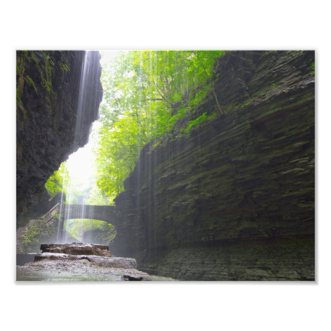 Impression Photo Parc d'état Watkins Glen, New York (Devant)