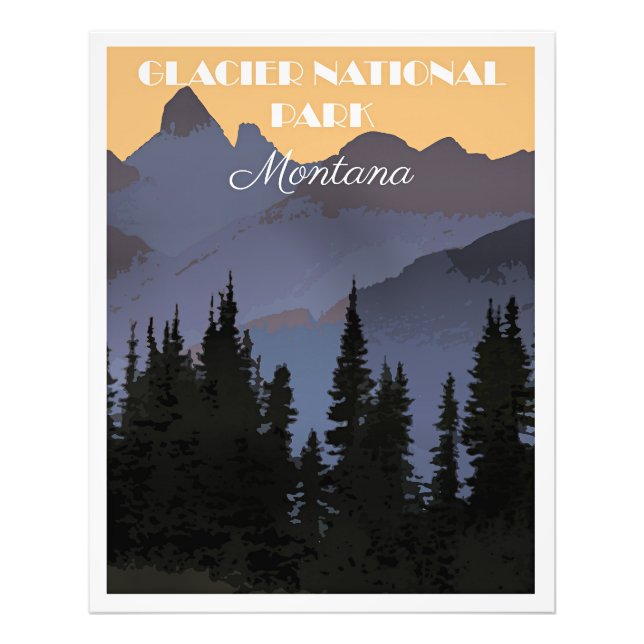 Impression Photo Parc national de Glacier, Montana, (Devant)