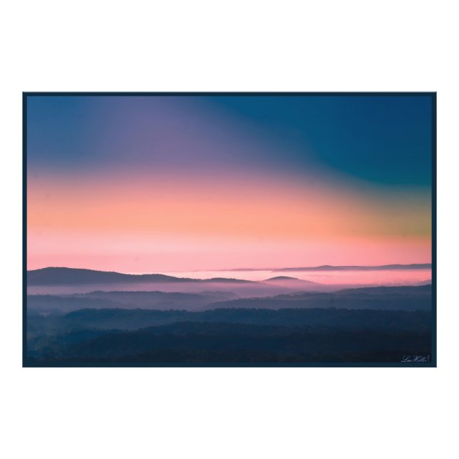 Impression Photo Parc national de Hot Springs Pink Sunrise, Arkansa (Devant)