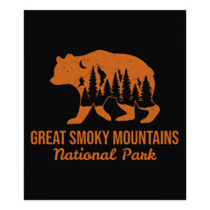 IMPRESSION PHOTO PARC NATIONAL DES GRANDS SMOKY MOUNTAINS