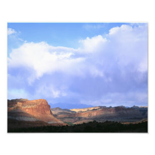 Impression Photo Parc national du Capitol Reef, Utah. USA. Cumulus