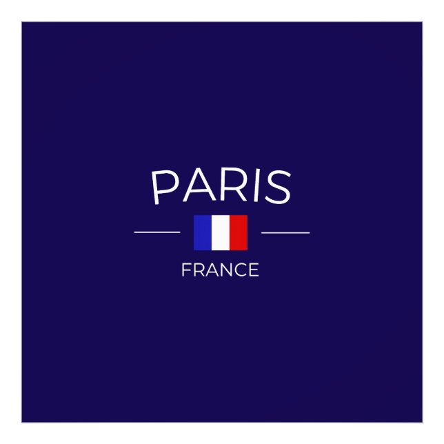 Impression Photo paris en France (Devant)