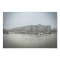 Paris Ile Saint-Louis à la recherche d'un hivers