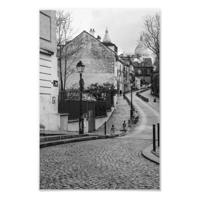 Impression Photo Paris Montmartre rue du Cobble (Devant)