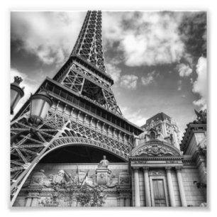 Impression Photo Paris noir et blanc