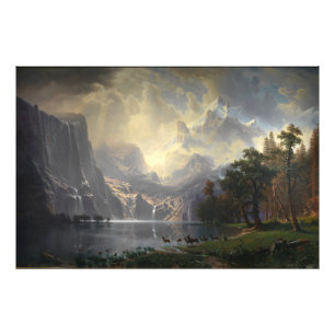Impression Photo Parmi la Sierra Nevada Californie paysage de monta