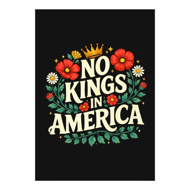 Impression Photo Pas de rois en Amérique (Devant)