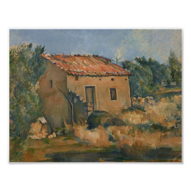 Impression Photo Paul Cezanne - Maison abandonnée (Devant)