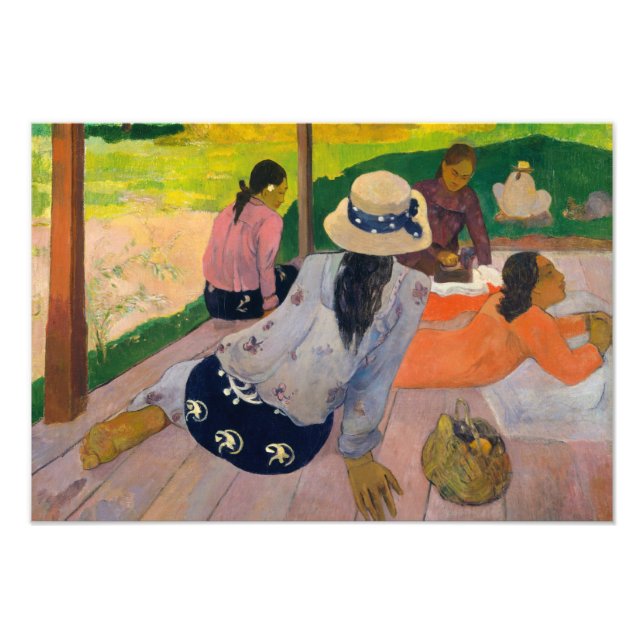 Impression Photo Paul Gauguin - La Siesta (Devant)