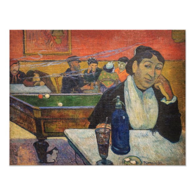 Impression Photo Paul Gauguin - Le Café de nuit, Arles (Devant)