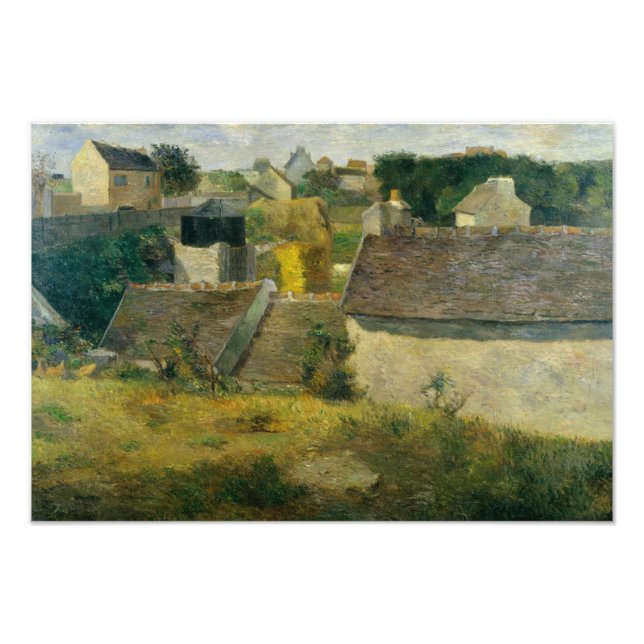 Impression Photo Paul Gauguin - Maisons à Vaugirard (Devant)