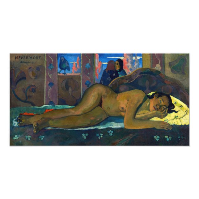 Impression Photo Paul Gauguin - Nevermore / O Taiti (Devant)