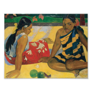 Impression Photo Paul Gauguin - Parau Api. Quelles nouvelles