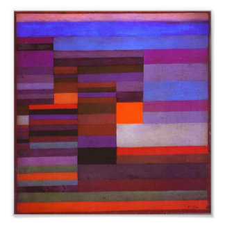 Impression Photo Paul Klee Fire in the Evening Print