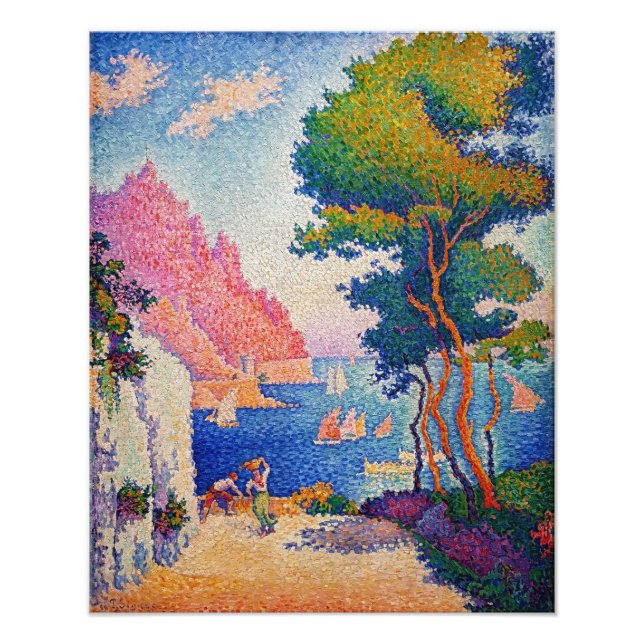 Impression Photo Paul Signac - Capo di Noli (Devant)