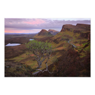 Impression Photo Paysage de lever de soleil de Quiraing sur Skye