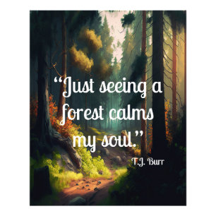 Impression Photo Paysage forestier