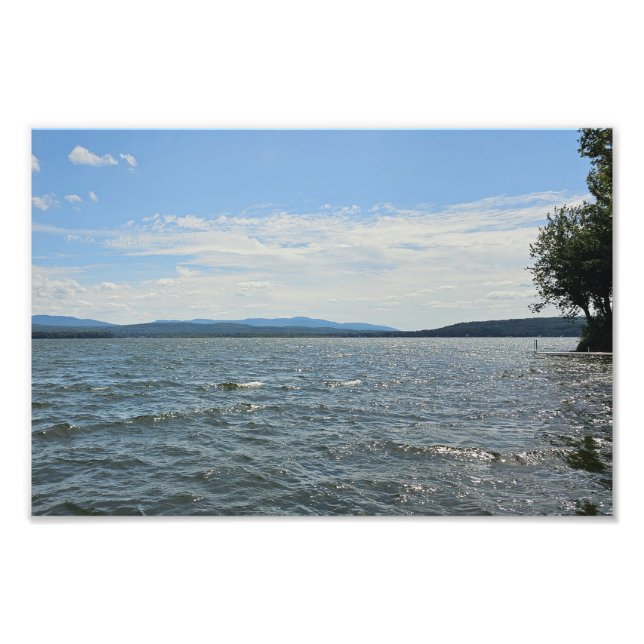 Impression Photo Paysage lacustre (Devant)