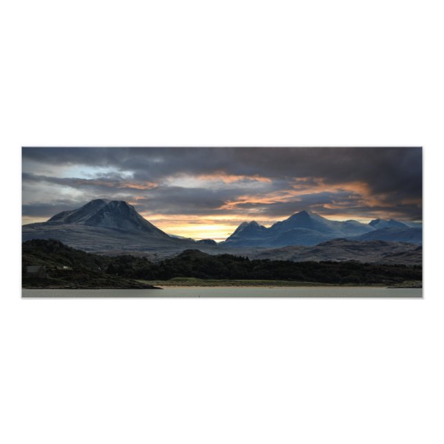 Impression Photo Paysage Montagnes Torridon Gairloch (Devant)