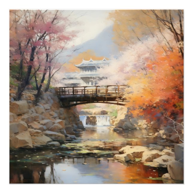 Impression Photo Paysage naturel asiatique (Devant)