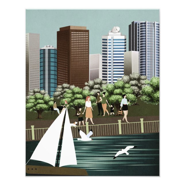 Impression Photo Paysage urbain (Devant)