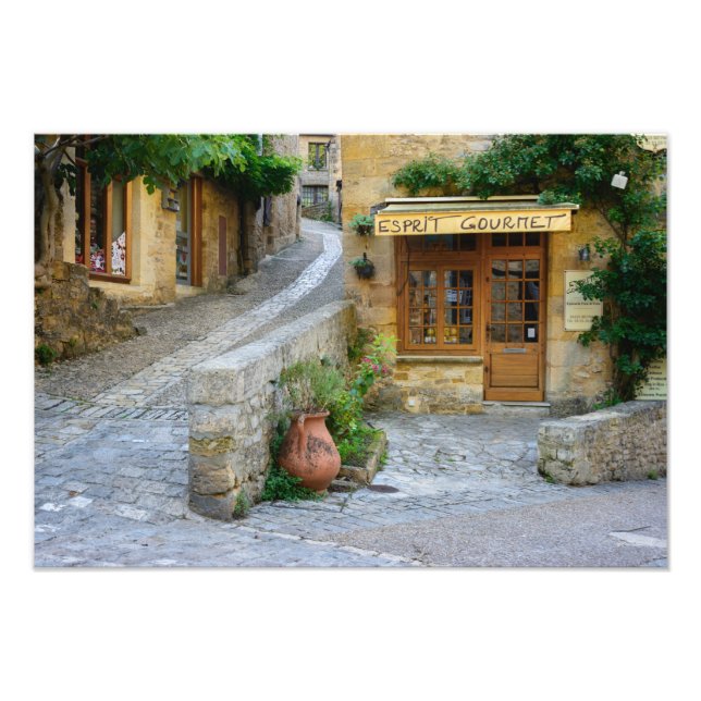 Impression Photo Paysage urbain en Dordogne, France (Devant)
