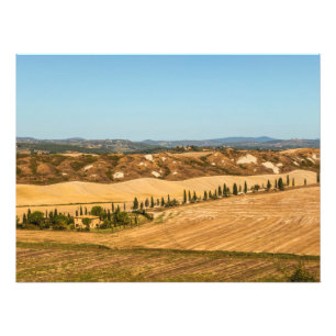 Impression Photo Paysages typiques pour la province de Sienne en To