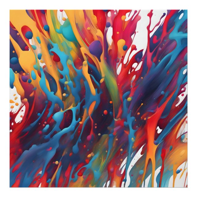 Impression Photo peinture Abstraite (Devant)