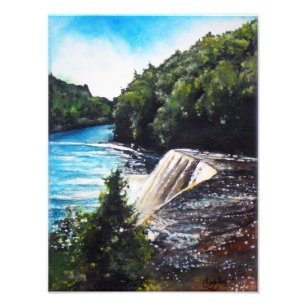 Impression Photo Peinture acrylique Chutes de Tahquamenon   Impress