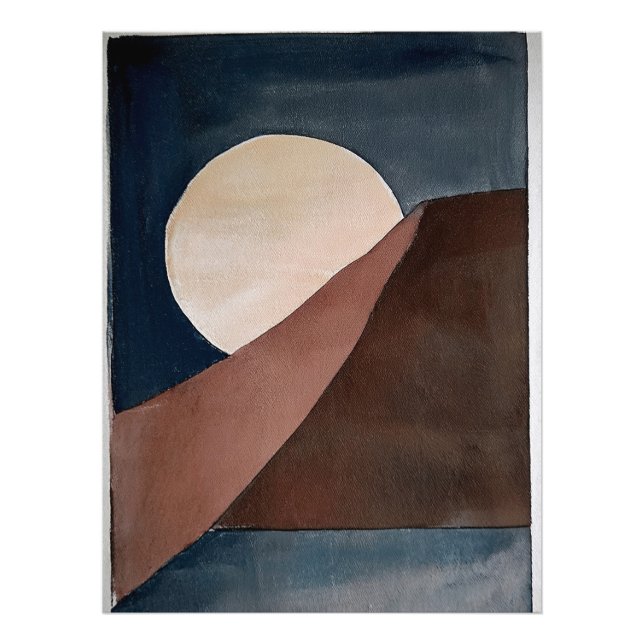 Impression Photo Peinture artistique abstraite d'aquarelle (Devant)