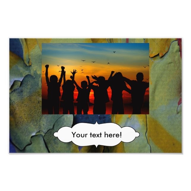 Impression Photo Peinture d'épluchage (Devant)