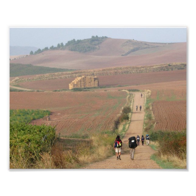 Impression Photo Pèlerins marchant 8x10 imprimer (Devant)