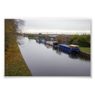 Impression Photo Péniches sur le canal de Knottingley et Goole